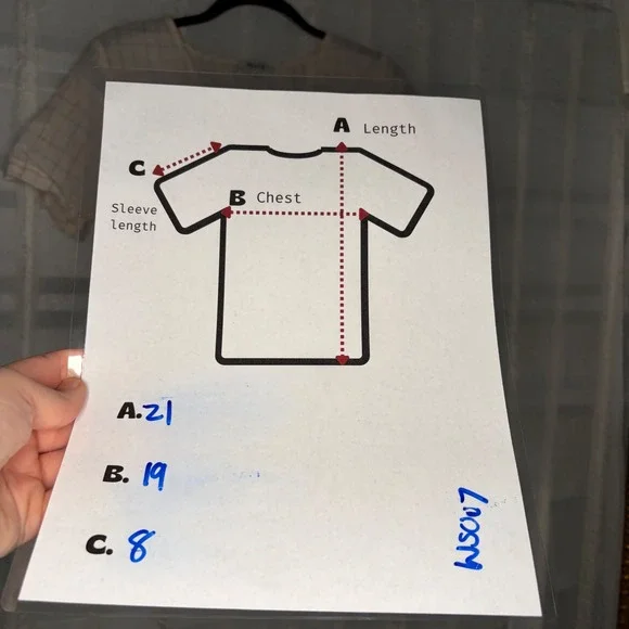 Madewell Tie-Front Grid Top Women Medium Cream Multi-Color Excellent Windowpane - Picture 4 of 5